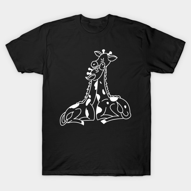 Giraffe Family T-Shirt by Imutobi